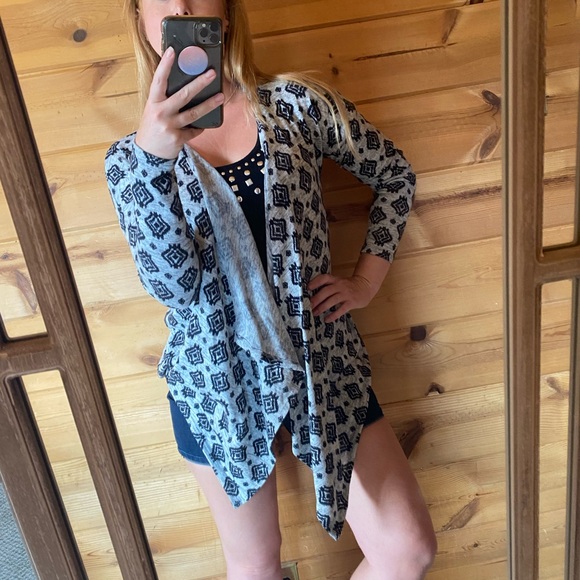 Open front Southwest cardigan and jacket sweater - Picture 4 of 4